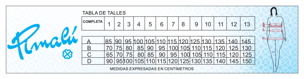 TABLA DE TALLES
