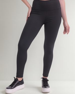 Calza Deportiva Dama Fitness Cint Alta Talles Grandes