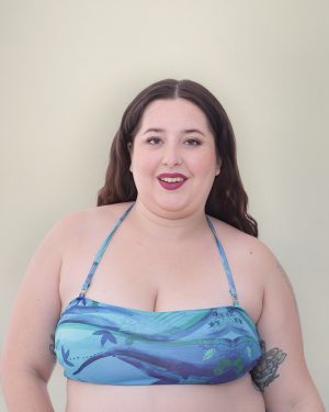 Corpiño Strapless Estampado Con Bretel Desmontable Corp Solo