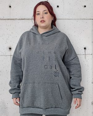 Buzo Amplio Hoodie De Dama Deportivo Oversize Talles Grandes