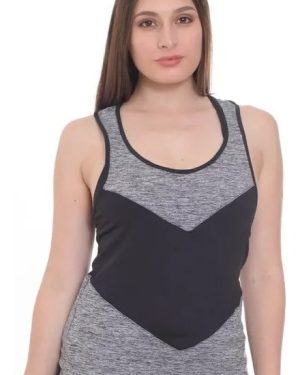Musculosa Deportiva De Dama Con Recortes Talles Grandes