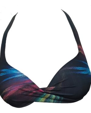 Corpiño Bikini Armado Con Taza Y Aro Torzado Estampado