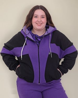 Campera Dama Deportiva Con Capucha Talle Grande