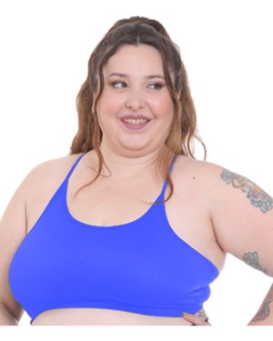 Top Deportivo Bretel Fino Espalda Con Transparencia
