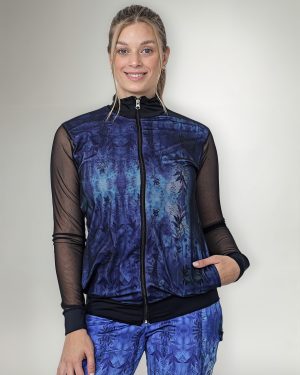 Campera Deportiva Combinada C/ Transparencias Talles Grandes