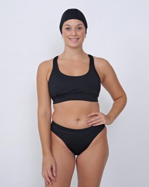 Malla De Mujer Deportiva Dos Piezas Natación Anticloro