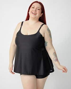 Tankini Suelta C/ Corpiño Interno (solo Remera)
