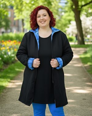 Tapado Térmico Campera Larga Frisado Forrado Talles Grandes