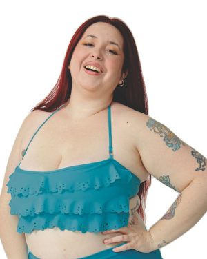 Corpiño Strapless Con Volados Y Bretel Desmontable Corp Solo