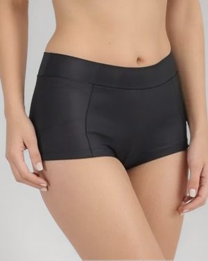 Short Largo Medio Tiro Alto C/ Bolsillo