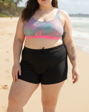 Short Largo Tiro Alto Con Cordón Talles 1 Al 13