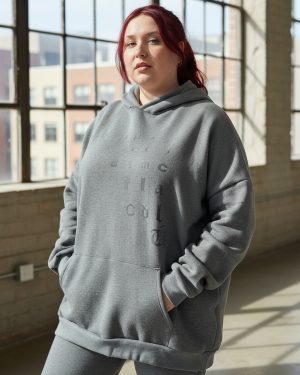Buzo Amplio Hoodie De Dama Deportivo Oversize Talles Grandes