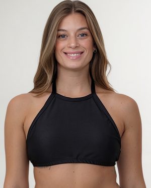 Corpiño De Bikini Halter Liso Pimalu Directo De Fabrica