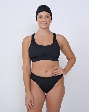 Malla De Mujer Deportiva Dos Piezas Natación Anticloro