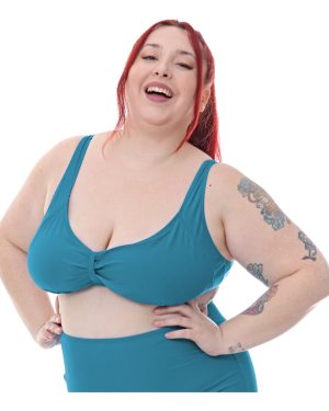 Corpiño de Bikini con Traba al Centro y Broche, Excelente Calce Talles Grandes (solo Corp)