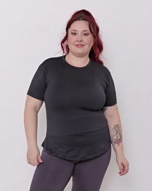 Remera Manga Corta Mujer Escote Redondo Talles Grandes