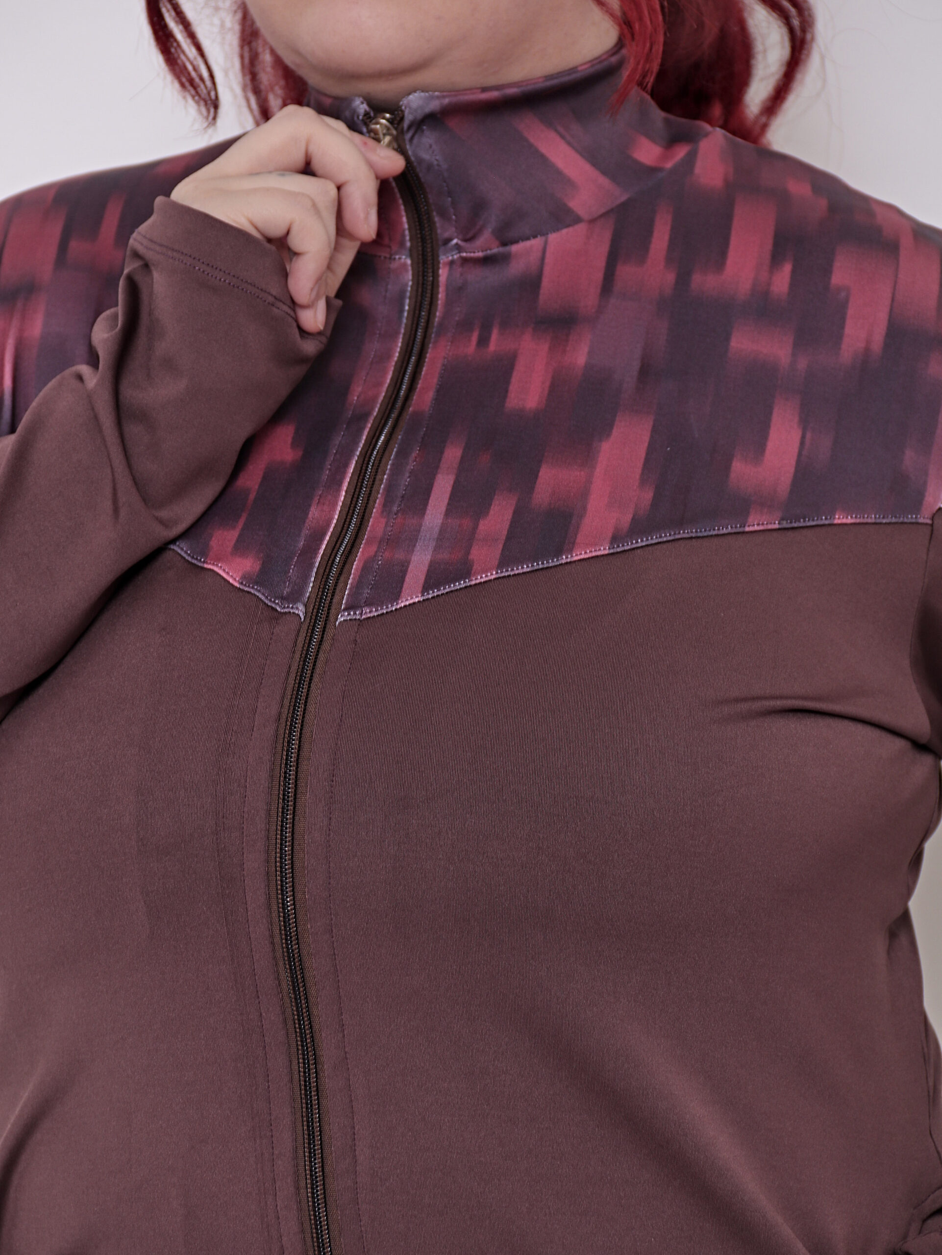 Campera Deportiva Mujer Lycra Con Bolsillos Talles Grandes - Imagen 6