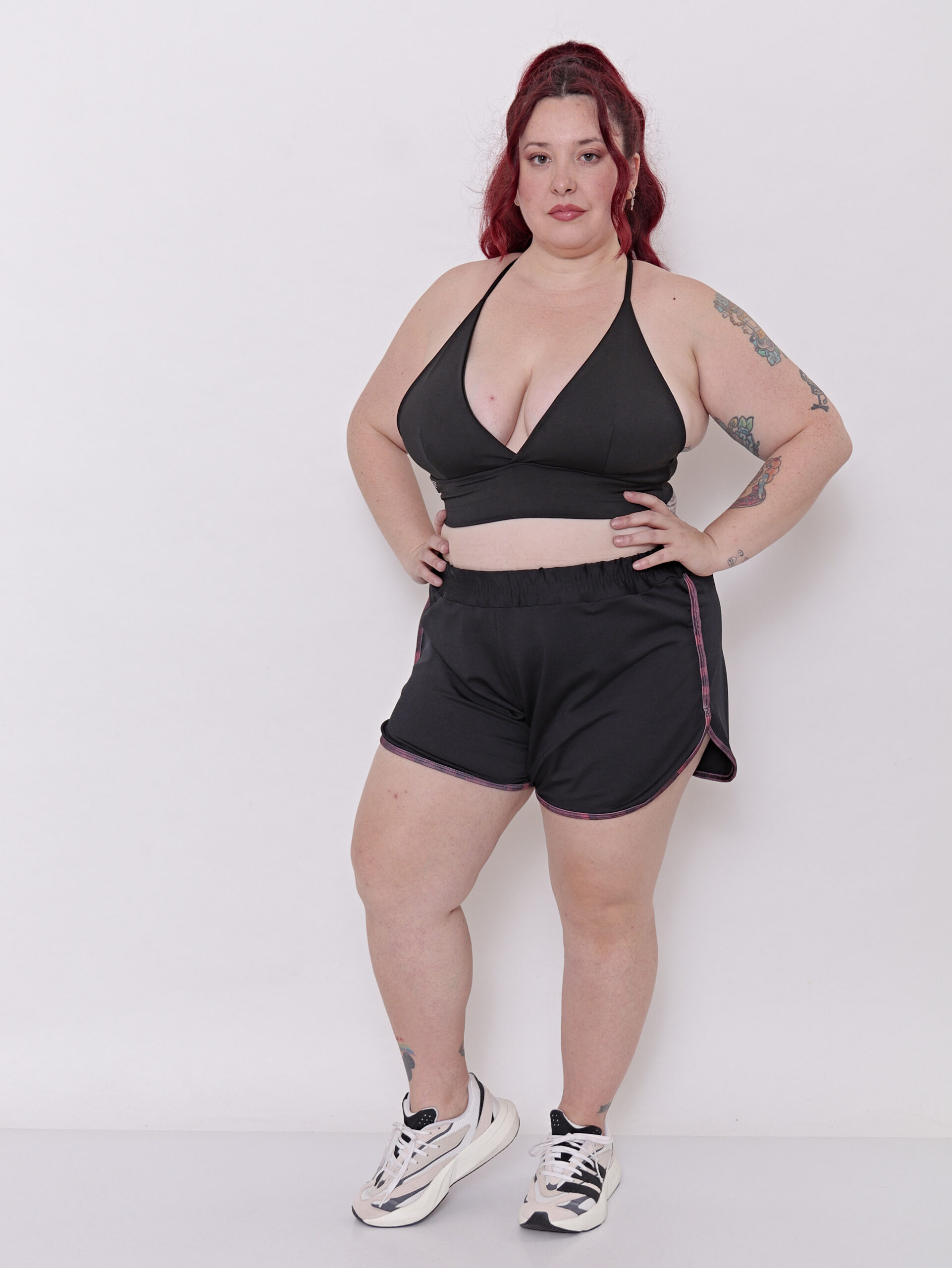 Short Mujer Deportivo Running Microfibra Lycra Talles Grande - Imagen 10