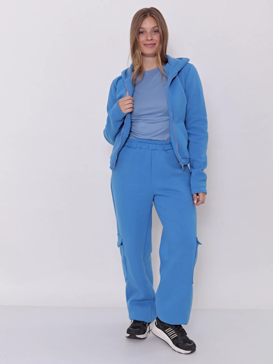 Campera De Frisa Corta C/ Bolsillos Y Capucha Talles Grandes - Imagen 5