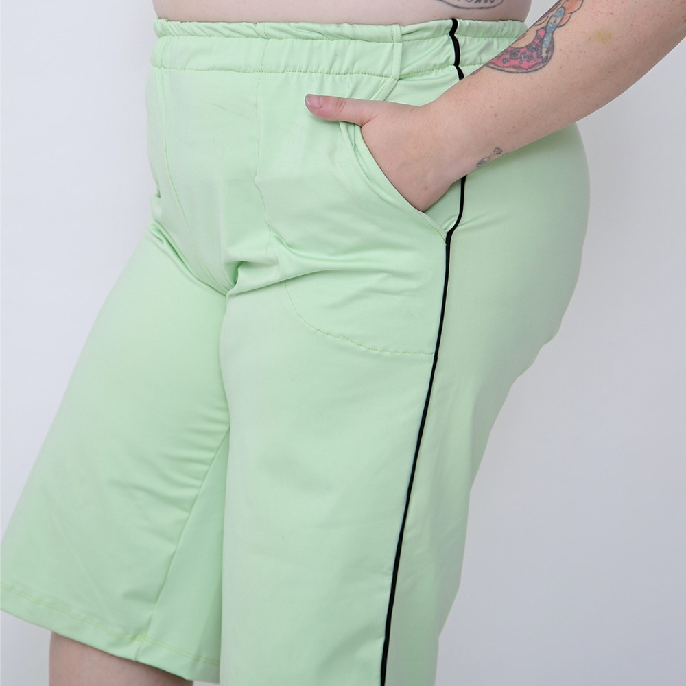 Short Largo Jogging Bermuda Deportiva De Mujer Talles Grande - Imagen 7