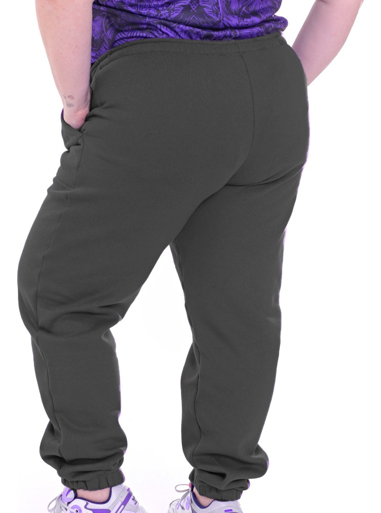 Pantalon De Frisa Tiro Alto Bolsillo Y Puño - Imagen 25