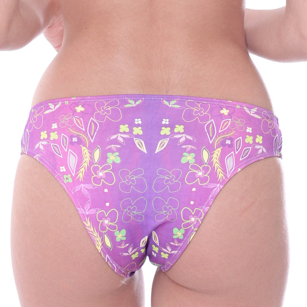 Bombacha Malla Bikini Vedetina Estampada Talles Grandes - Imagen 4