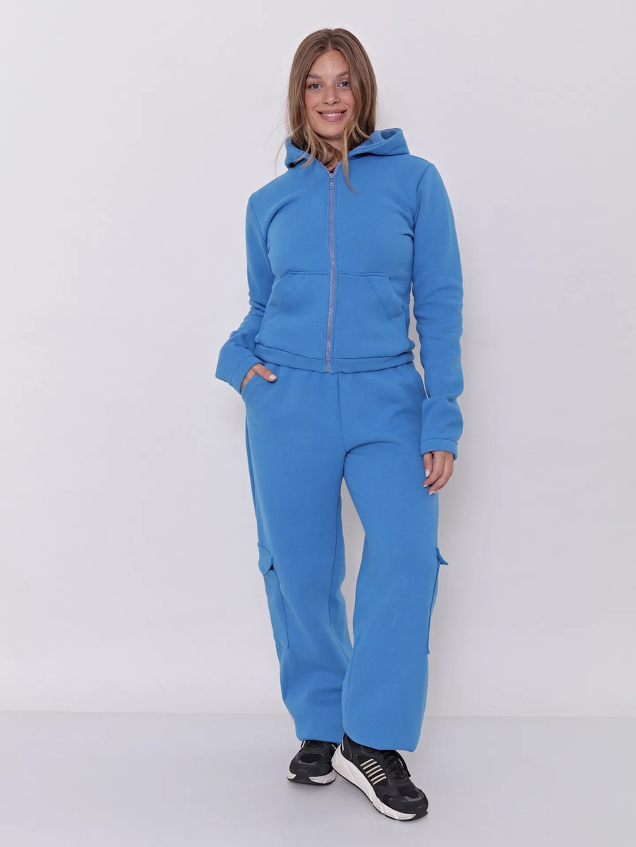 Campera De Frisa Corta C/ Bolsillos Y Capucha Talles Grandes - Imagen 2