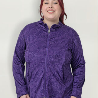 Campera Deportiva Microfibra Con Bolsillos Talles Grandes
