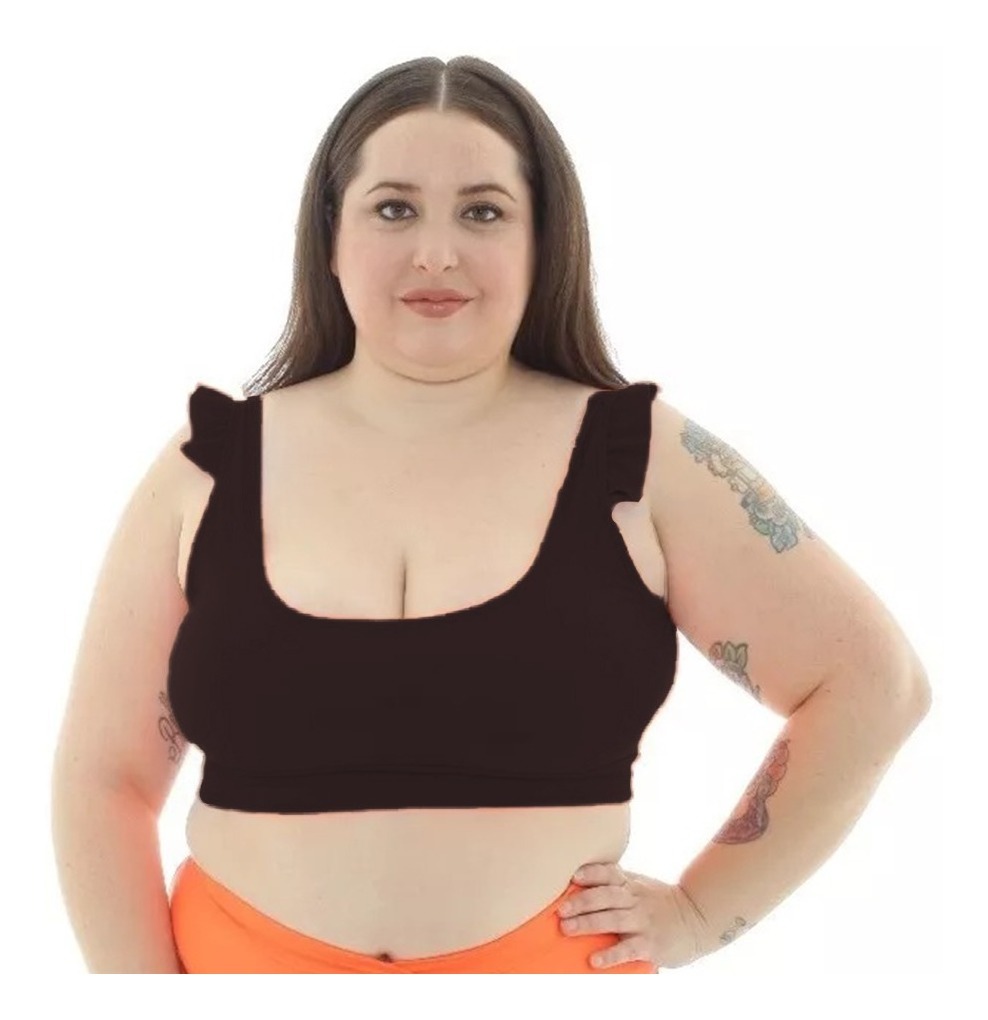 Corpiño De Bikini Tipo Top Con Volados - Imagen 15