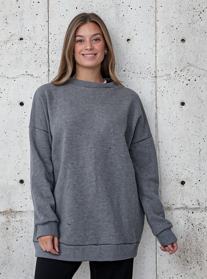 Buzo Deportivo De Frisa Oversize Escot Redondo Talles Grande - Imagen 6