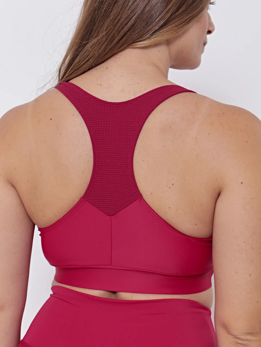 Top Deportivo Mujer Combinado Lycra Textura Talles Grandes - Imagen 9