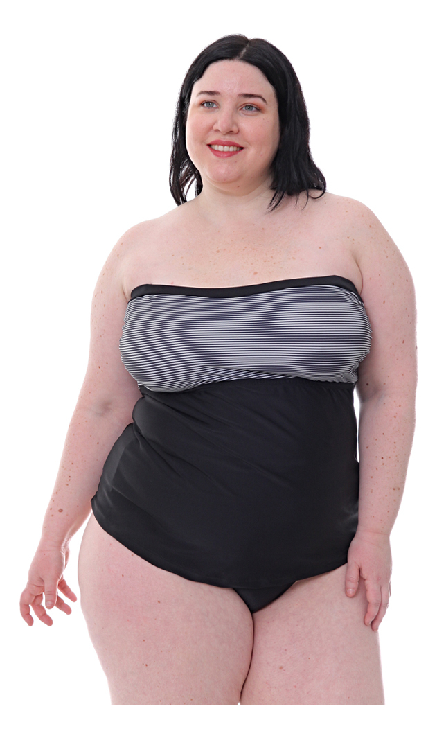 Tankini Strapless Suelta Forrada Talles Grandes (soloremera) - Imagen 22