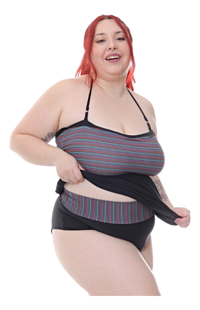 Tankini Strapless Suelta Forrada Talles Grandes (soloremera) - Imagen 17