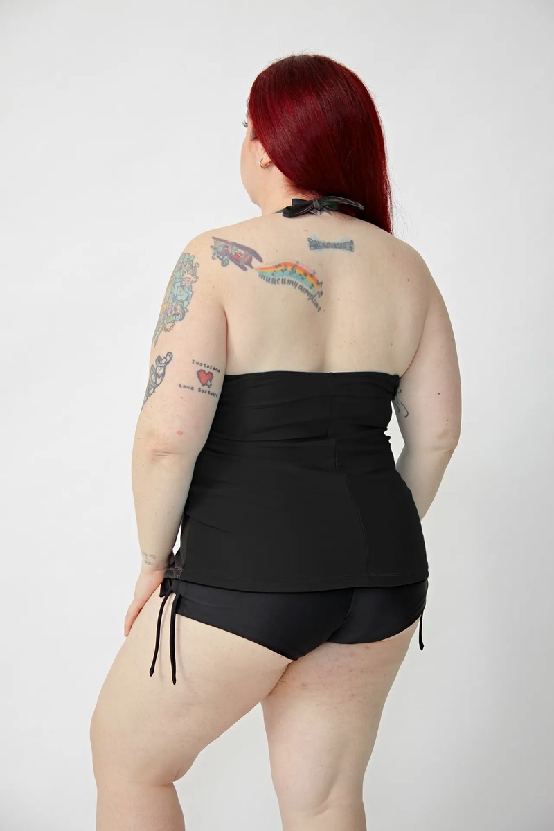 Tankini Escote Marilyn Estampada Talles Grandes (soloremera) - Imagen 5