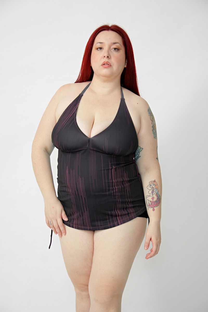 Tankini Escote Marilyn Estampada Talles Grandes (soloremera) - Imagen 2