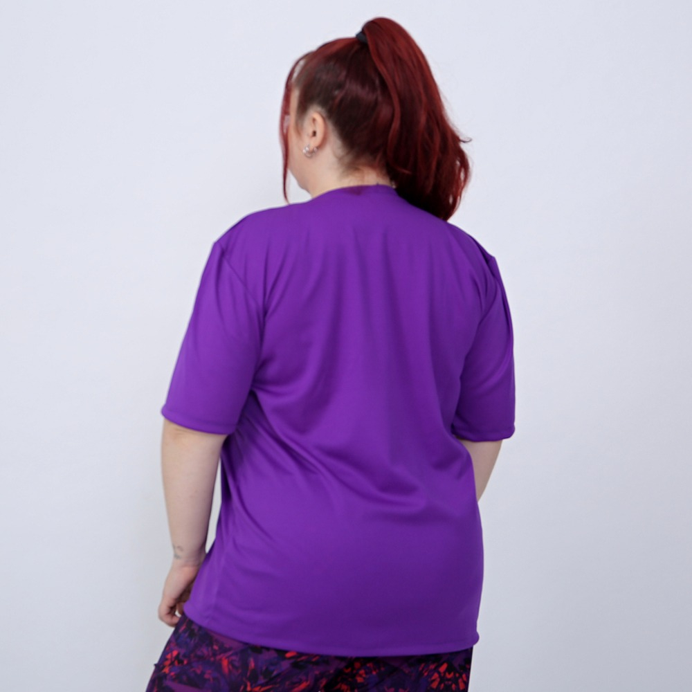 Remera Deportiva Mujer Manga Corta Tela Dry Fit Con Estampa - Imagen 8