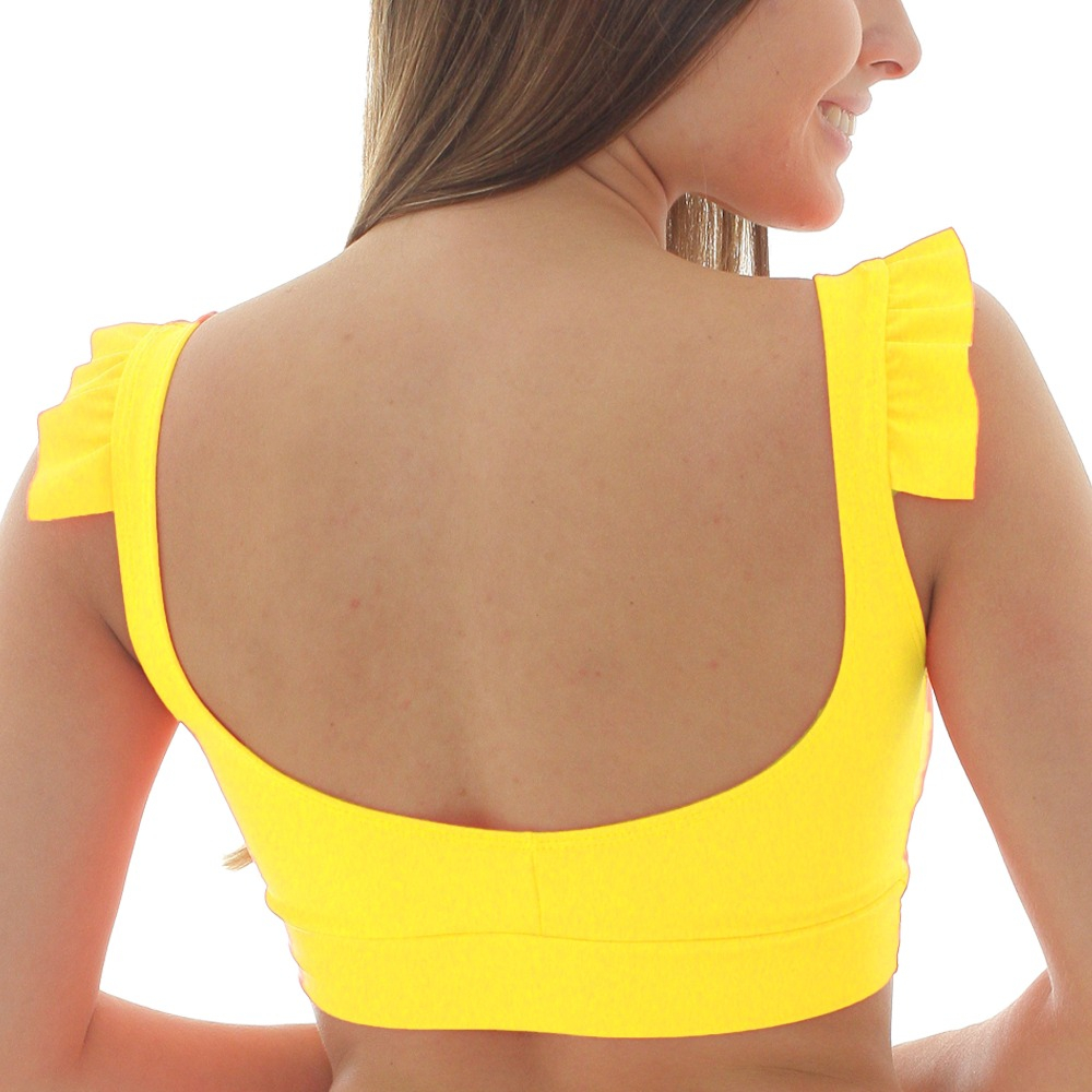 Corpiño De Bikini Tipo Top Con Volados - Imagen 41
