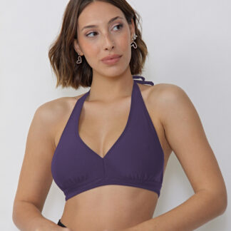Corpiño De Bikini Escote Marilyn Base Fija Talles Grandes