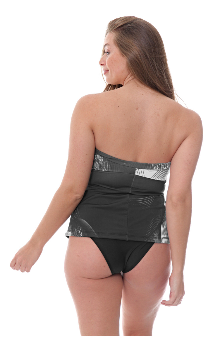 Tankini Strapless Suelta C/ Bretel Desmontable (solo Remera) - Imagen 19