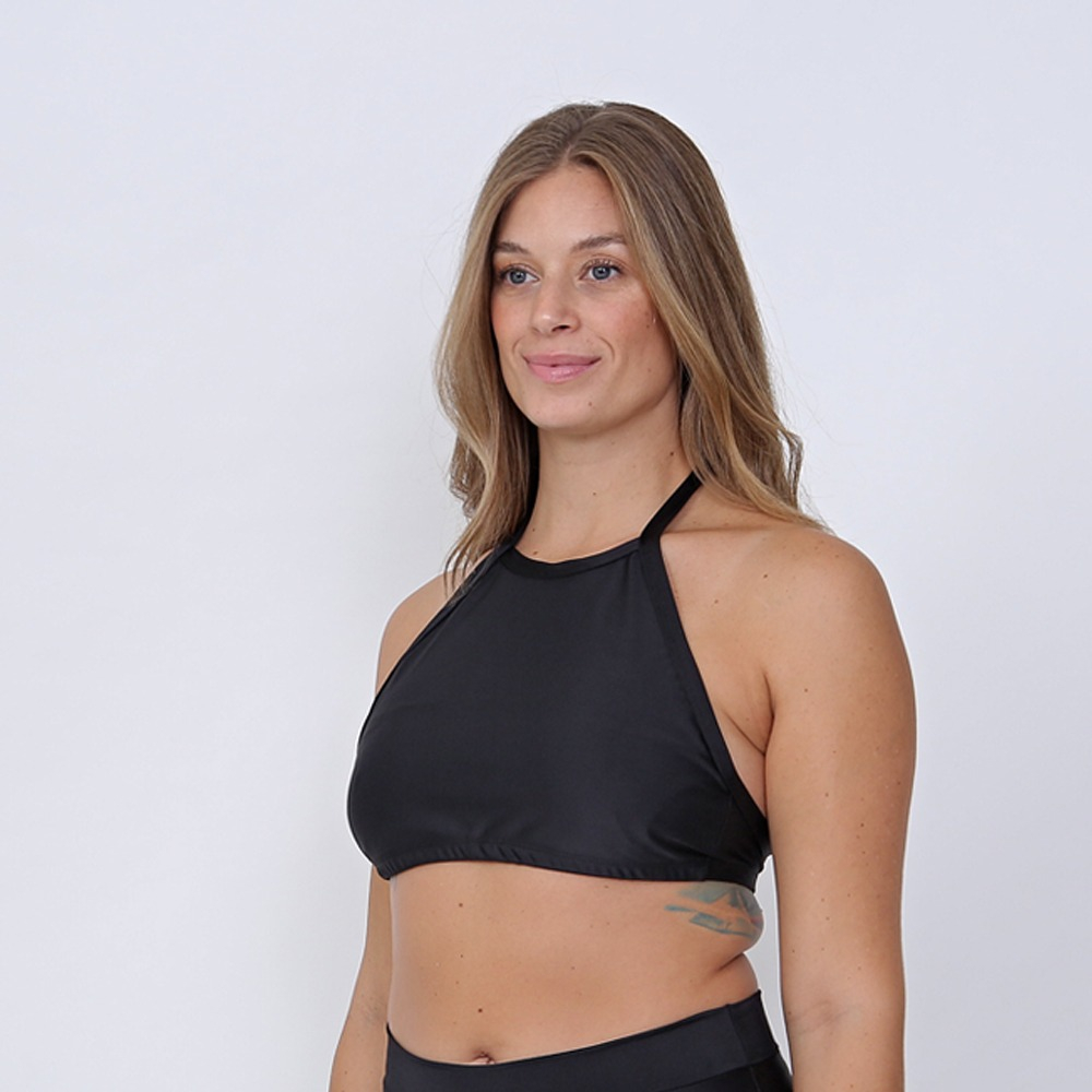 Corpiño De Bikini Halter Liso Pimalu Directo De Fabrica - Imagen 2