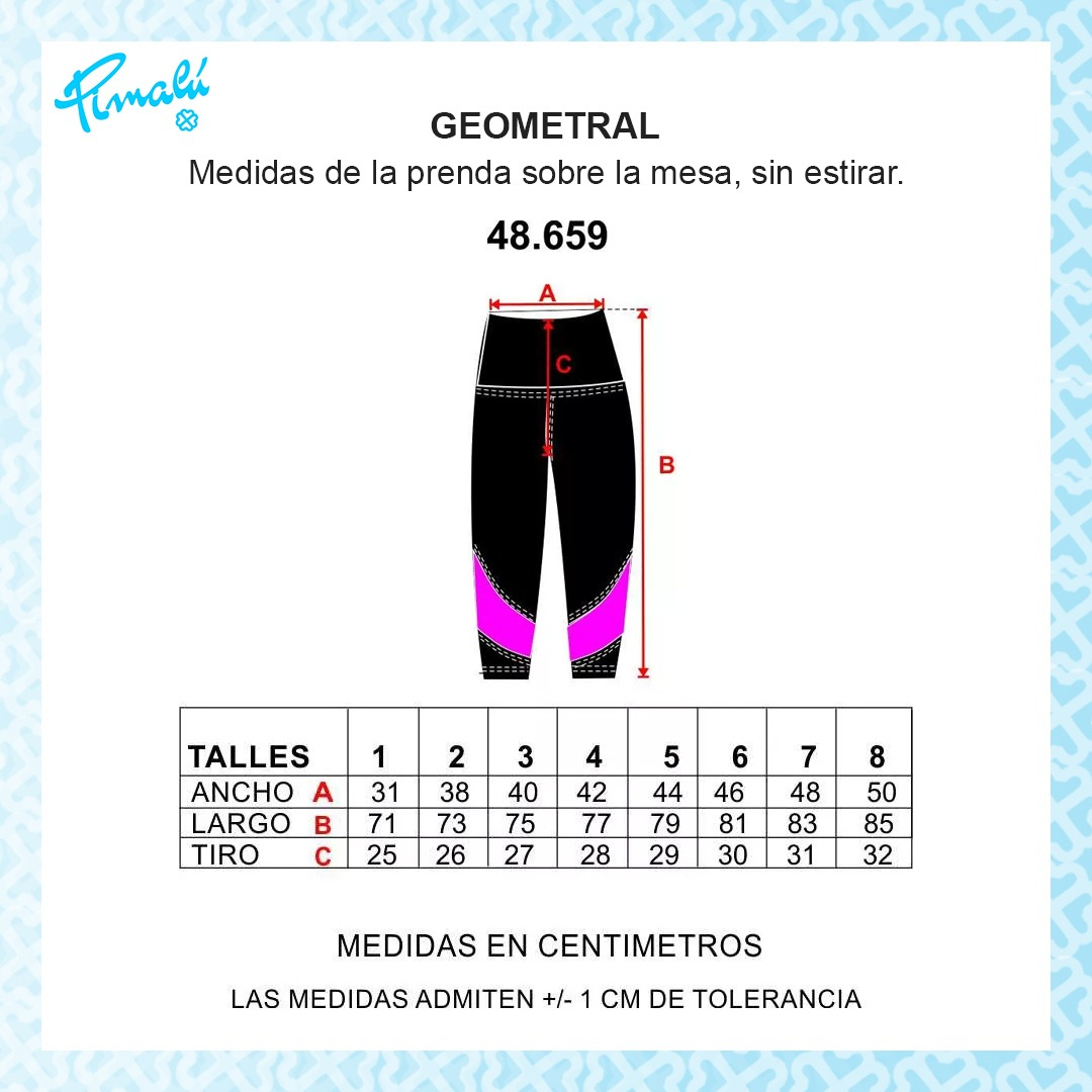 Calza Dama Deportiva Cintura Alta Talle Grande - Imagen 9
