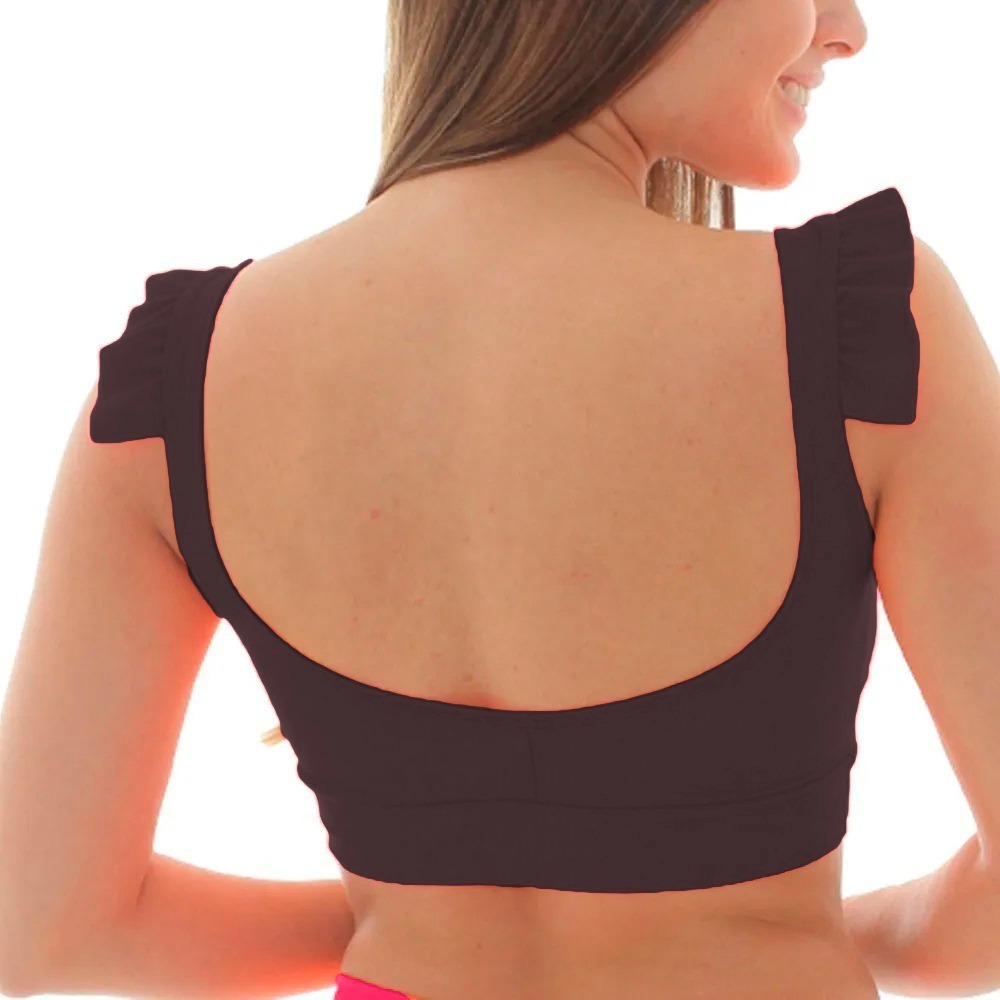 Corpiño De Bikini Tipo Top Con Volados - Imagen 14