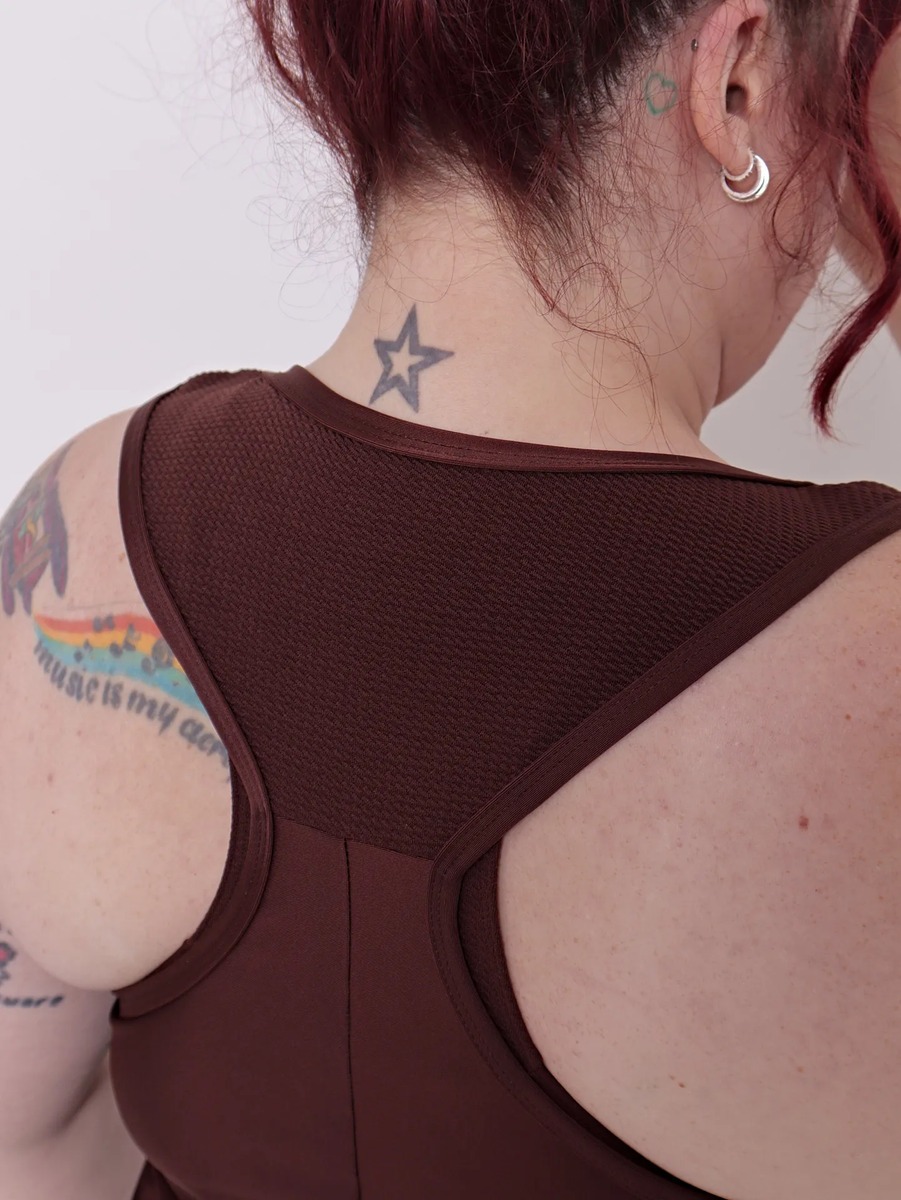 Musculosa Deportiva Mujer Larga Lycra Premium Talles Grandes - Imagen 7