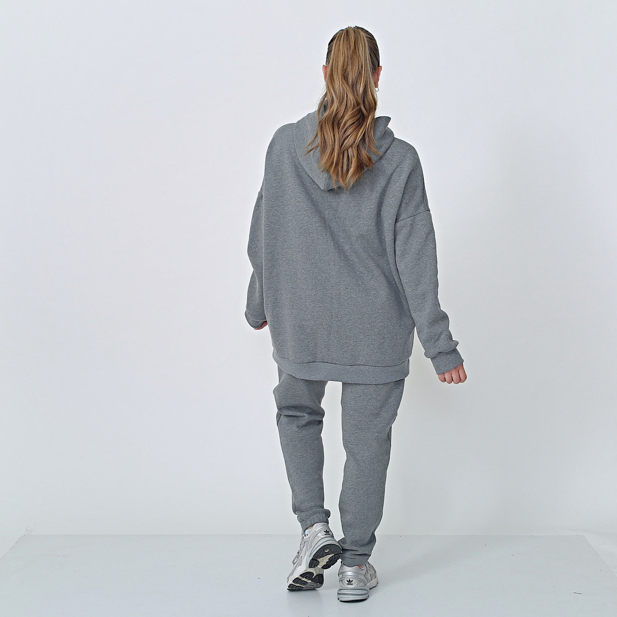 Buzo Amplio Hoodie De Dama Deportivo Oversize Talles Grandes - Imagen 8