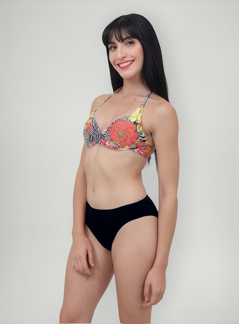 Bombacha De Bikini Tiro Medio Vedetina