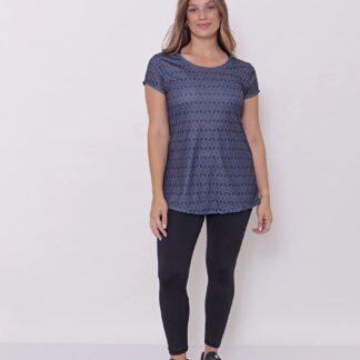 Remera Manga Corta Mujer Cuello Redondo Larga Talles Grandes