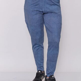 Babucha Mujer Pantalón Deportivo Estampa Jean Talles Grandes