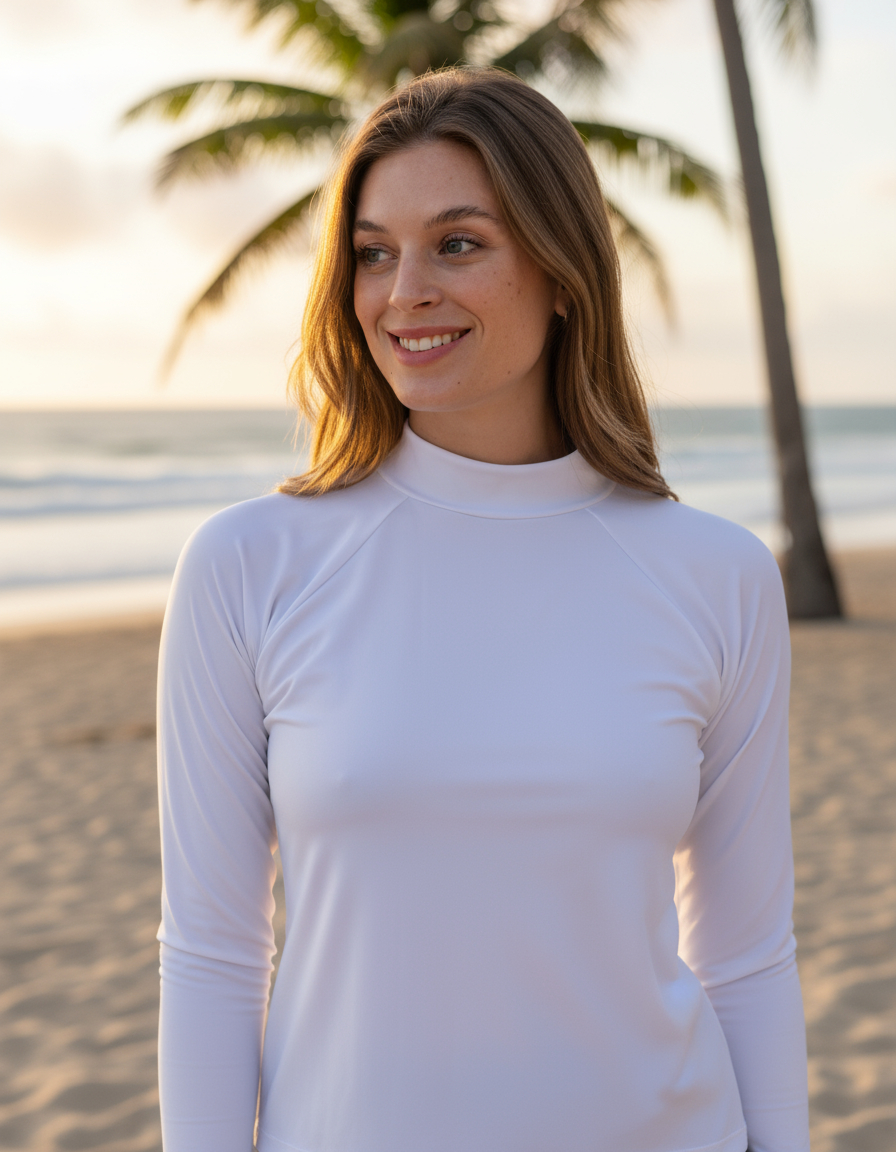 Remera Mujer Con Filtro Uv Protección Solar - Talles Grandes