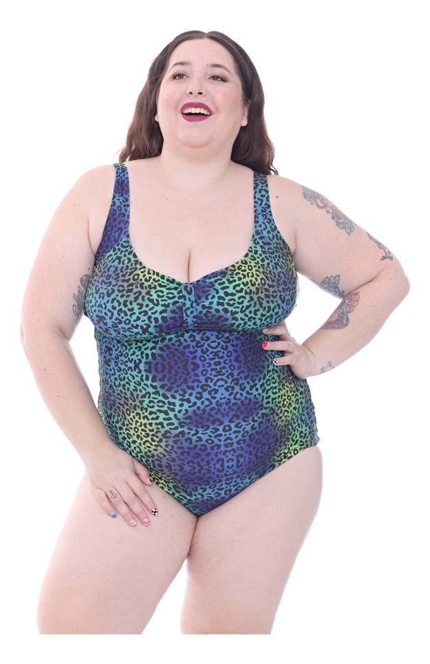 Entera Estampada Modeladora Talles Grandes