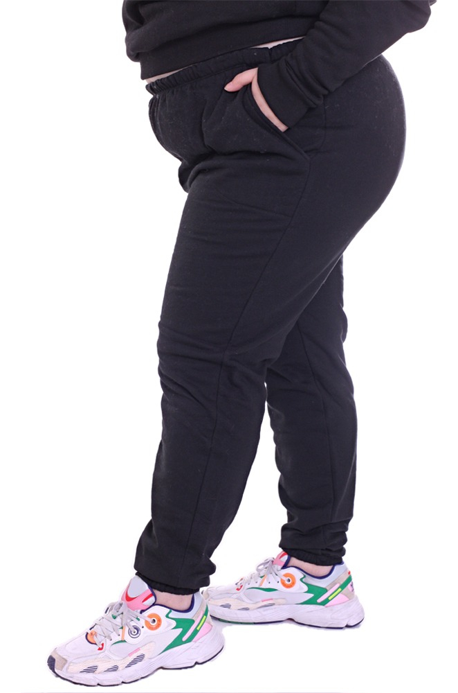 Pantalon De Frisa Tiro Alto Bolsillo Y Puño - Imagen 18